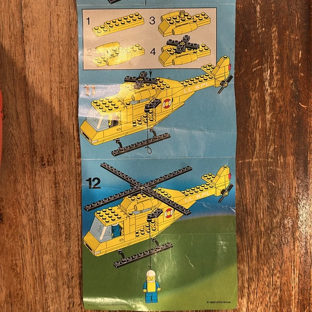 Retired LEGO Set 6697: Rescue-I Helicopter